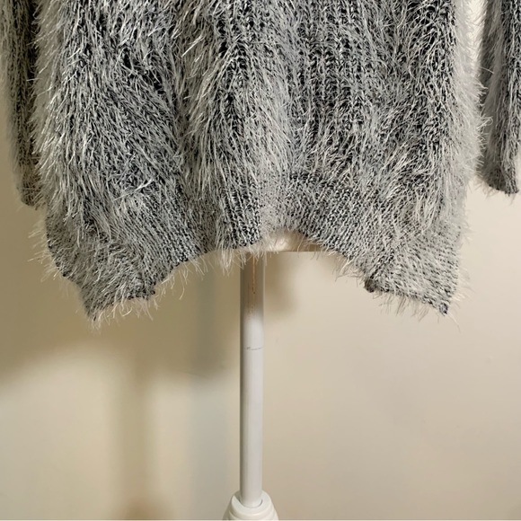 Gray Furry Sweater imported from Korea - Picture 3 of 9